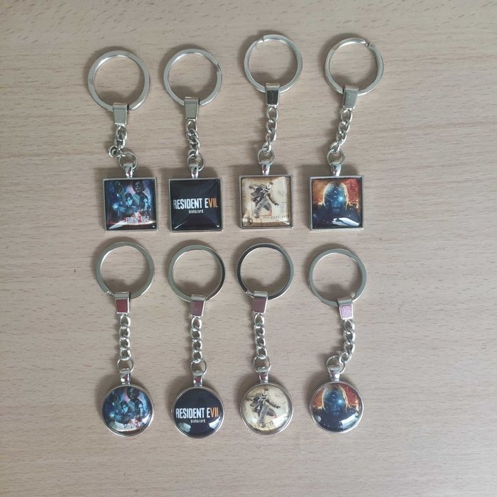 Porta-Chaves Jogos The Last Of Us, Resident Evil, Watch Dogs, GTA