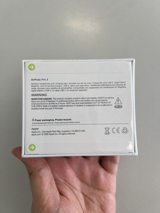 AirPods Pro 3– NOVOS (Tenho Fatura)