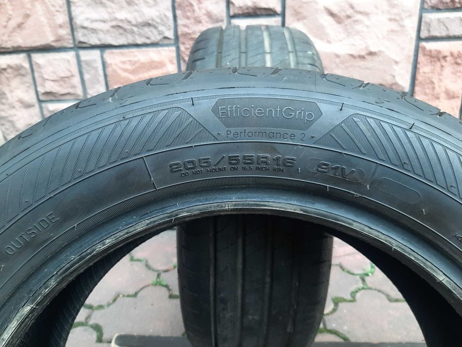 opony letnie 205/55/16 GoodYear Performance 2  jak nowe 2024 rok
