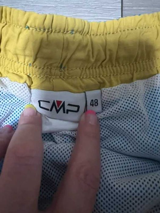 Niebieskie spodenki kąpielowe szorty plażowe CMP M 48 niebieskie z siatką