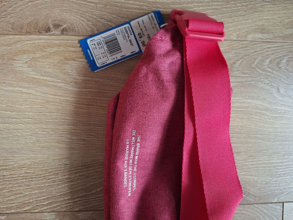 Saszetka, nerka, torebka Adidas, różowa