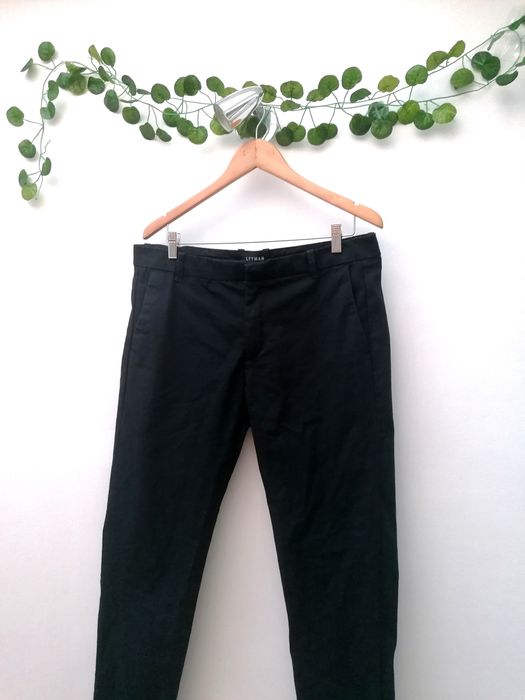 Calças Formais Azuis Marinho de Homem