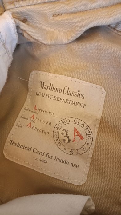 Spodnie beżowe Marlboro Classics