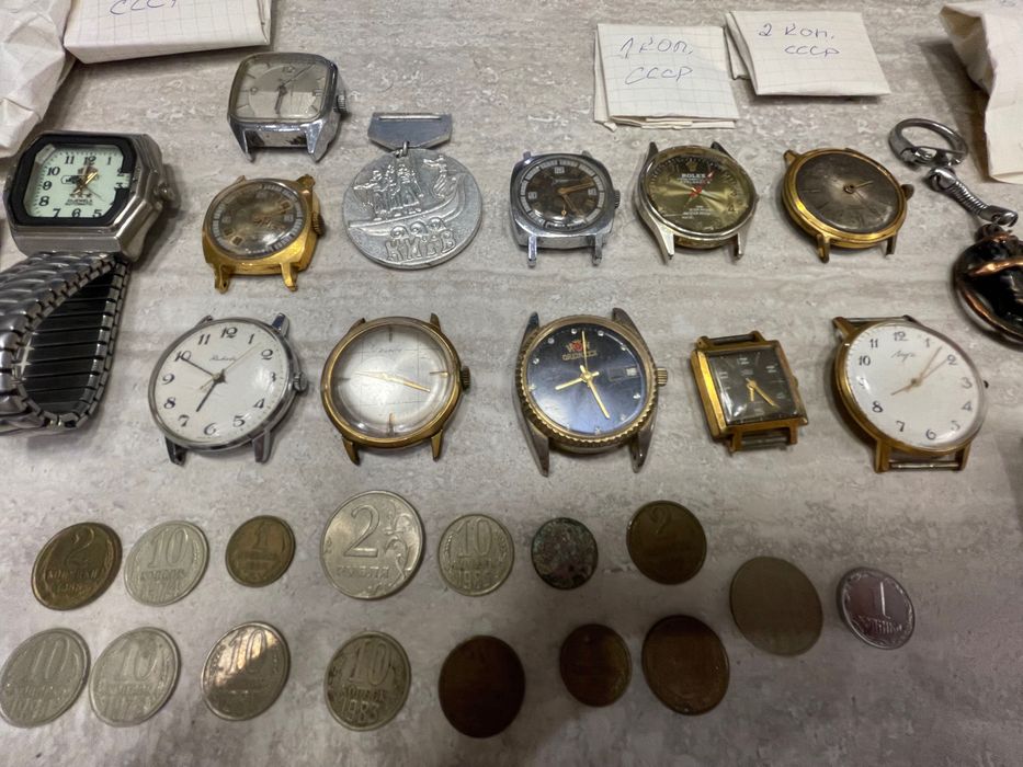 Часы мужские Breitling, Rolex, Omega, Wostok, Луч, Ракета