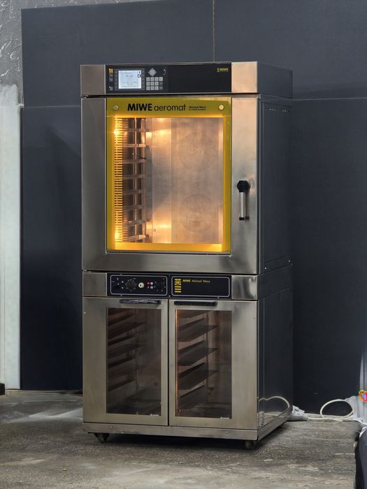 Пароконвекційна піч Miwe aeromat 8.64 T MUCS з розстійною шафою