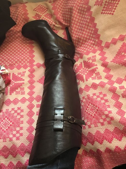 Сапоги ботфорты осень 38