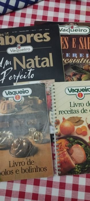 4 Livros de receitas vaqueiro