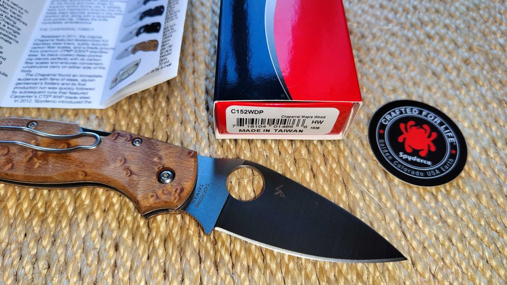 Spyderco Chaparral Birdseye Maple CTS-XHP