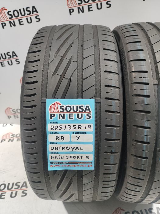 2 pneus semi novos 225-35R19 Uniroyal - Oferta dos Portes