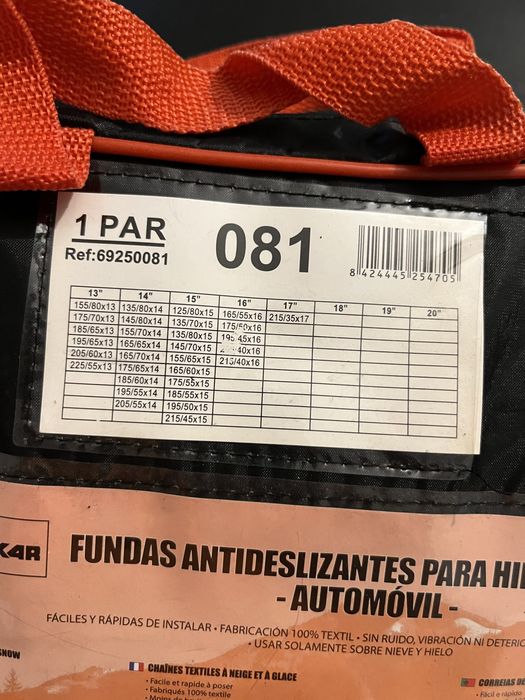 Lonas de Neve para pneus