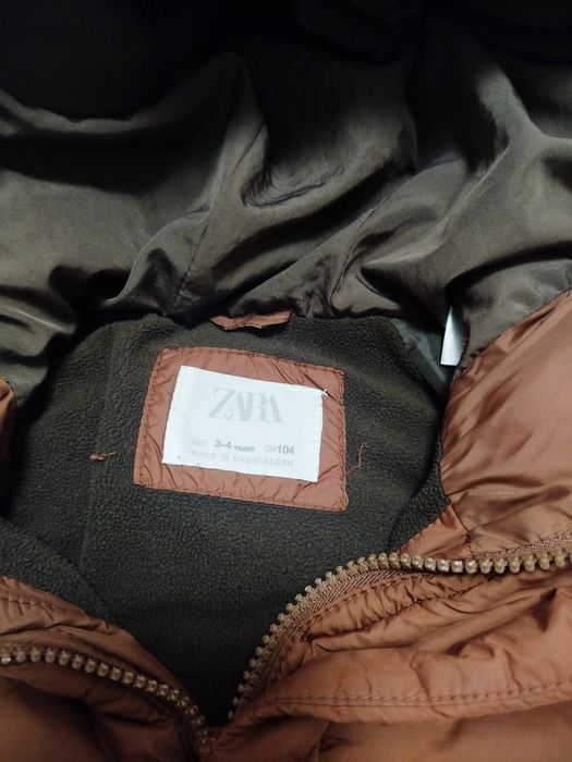 Куртка,пуховик(шоколад) фірма Zara