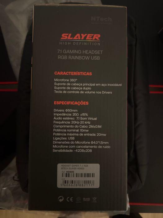 Ntech HD800 headphones RGB