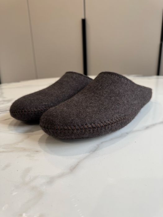 Домашні тапки чоловічі, натуральний войлок влосного виробництва.