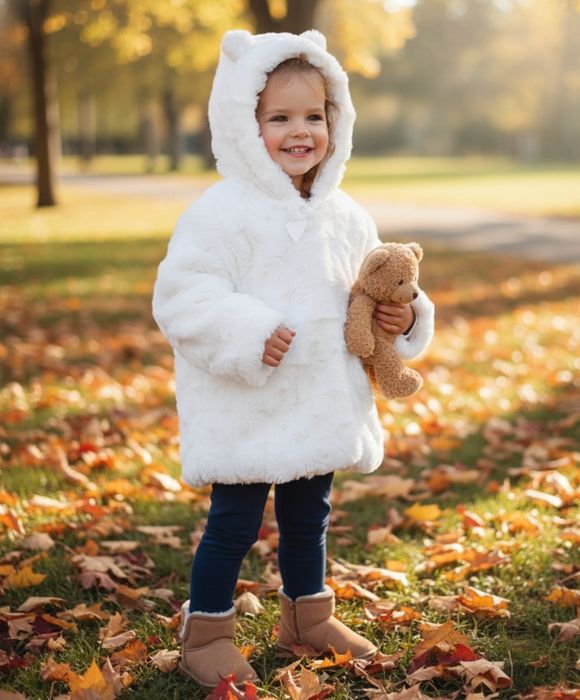 Біла Шубка George для Маленької Принцеси (18-24 міс.+)