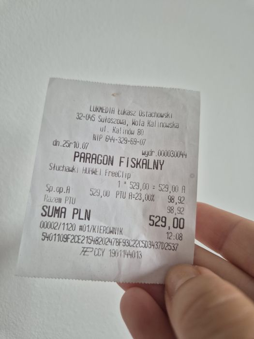 Słuchawki bezprzewodowe HUAWEI FreeClip