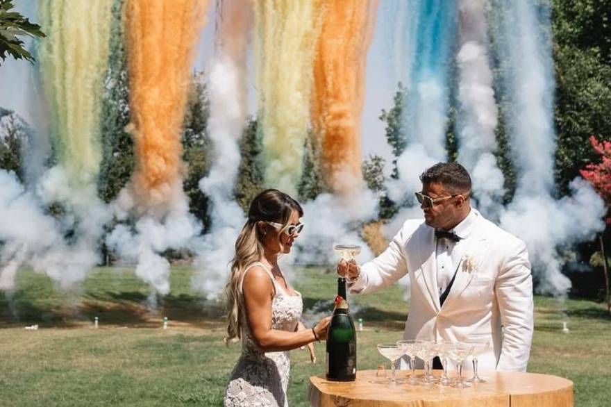 Disparos Coloridos para Casamentos e Eventos | Chá Revelação Aniversários Festas