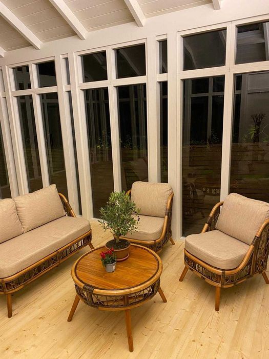 Ogród Zimowy/Oranżeria/Zabudowa Tarasu/Na Wymiar/Drewno BSH