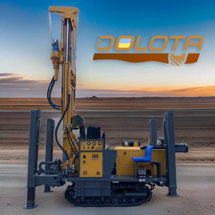 Самохідна гусенична бурова установка бурова машина бурилка