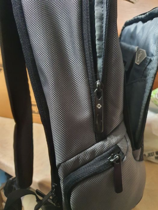 Plecak Samsonite szaro srebrny