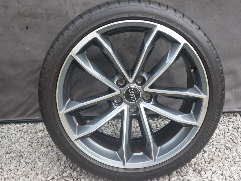 Koła FELGI AUDI OE A5 S5 A4 B8 B9 8W 19" Bridgestone 255/35 R 19 Super Stan