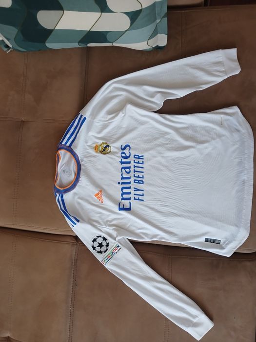 Real Madrid 2021-22 home jersey long sleeve