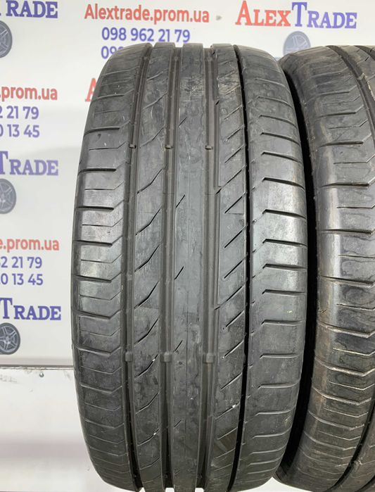 2 шт. 235/55 R18 Continental SportContact 5 літні шини бу, протектор 6-7 мм