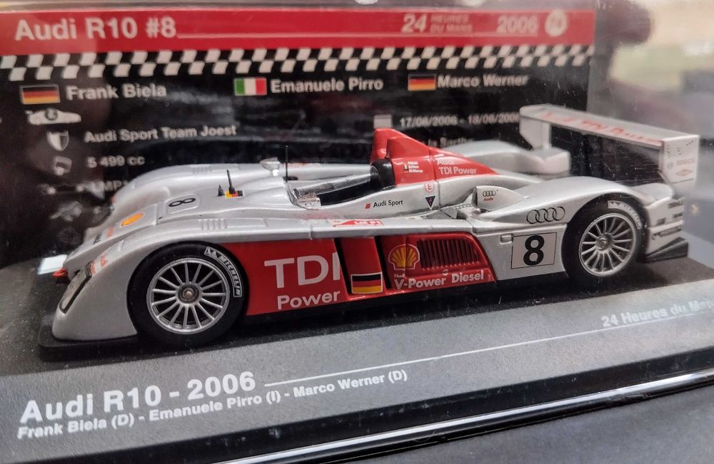 Audi R10 Miniatura 1:43 - 2006 - 24 Heures du Mans