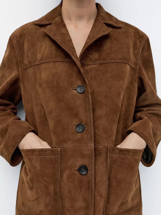 Blazer 100% Pele Camurça XL (Novo)