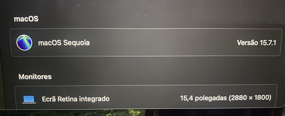 Macbook Pro A1398 Meados 2012 15”