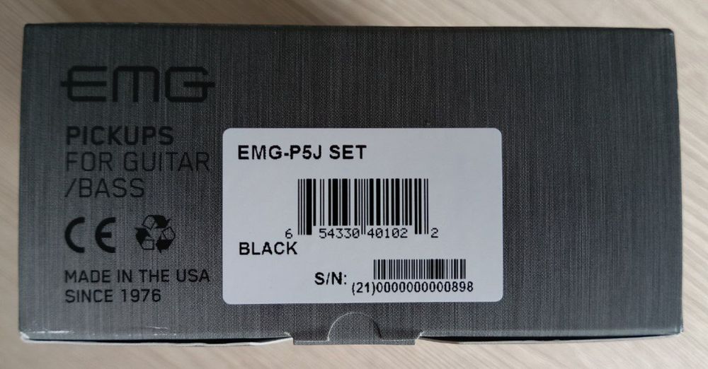 EMG P5J Set звукознімачі для 5-струнної бас-гітари