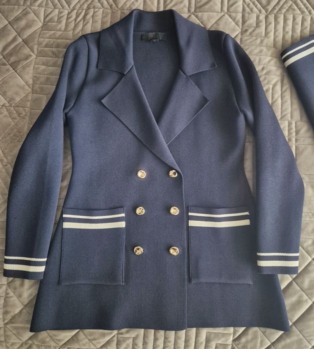 ZARA komplet marynarka+ spódniczka M