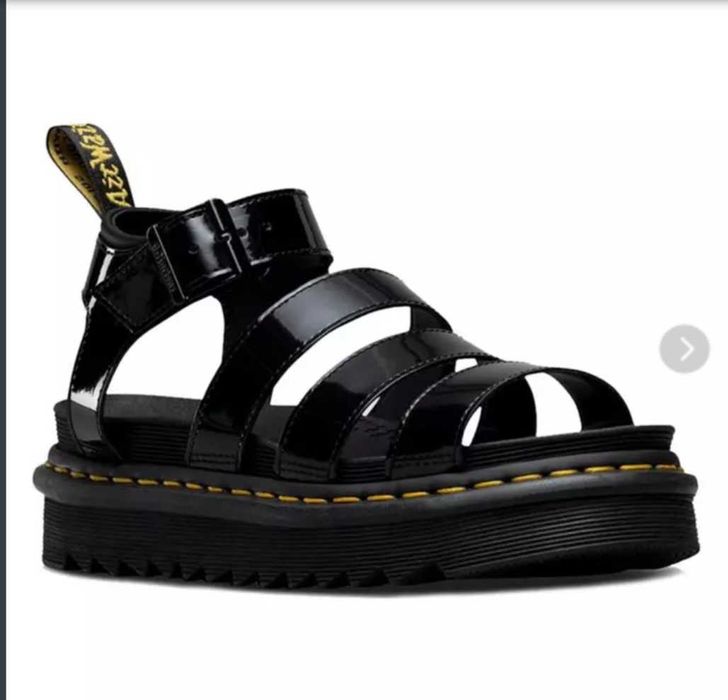 Шкіряні жіночі сандалі Dr. Martens Blaire Patent