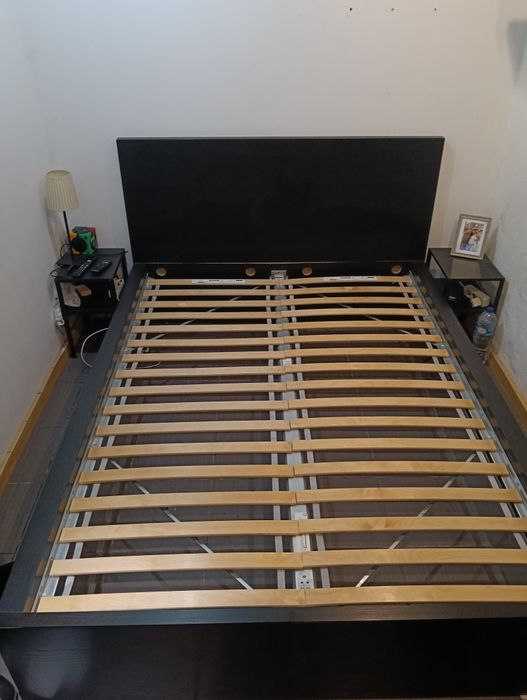 Cama de casal com colchão