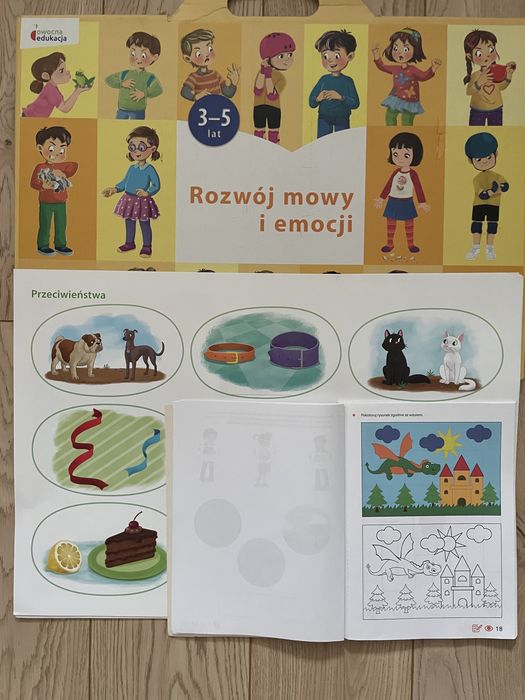 MAC Rozwój mowy i emocji 3-5 lat Tablice demonstracyjne i książka