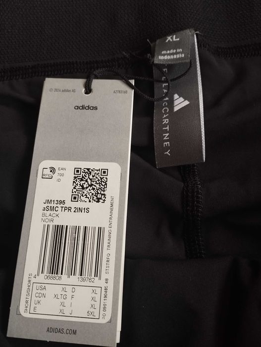 Spodenki damskie adidas czarne Nowe