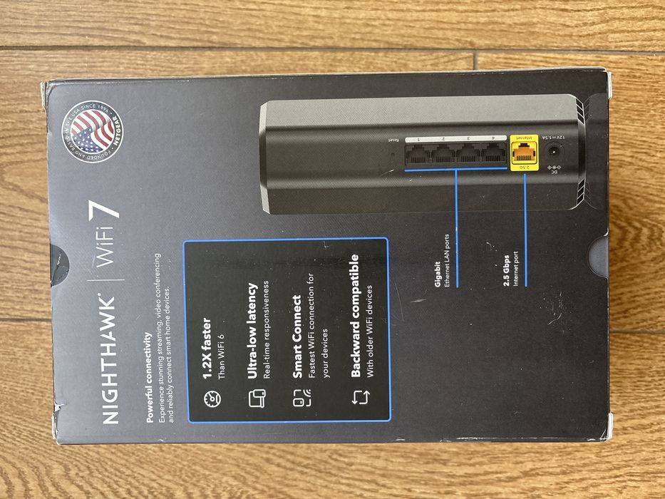 Роутер Netgear RS90 BE3600 2.4 та 5 ГГц Wi-Fi 7 new (openbox)