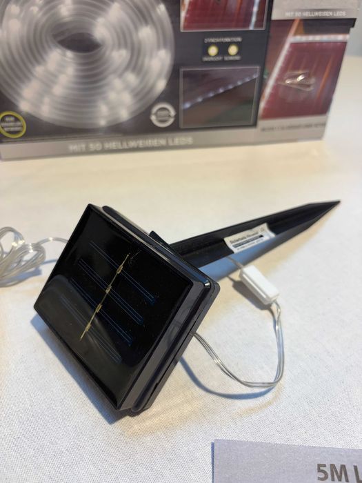 Solarny wąż świetlny Solar Living 5 m - 50 białych LED