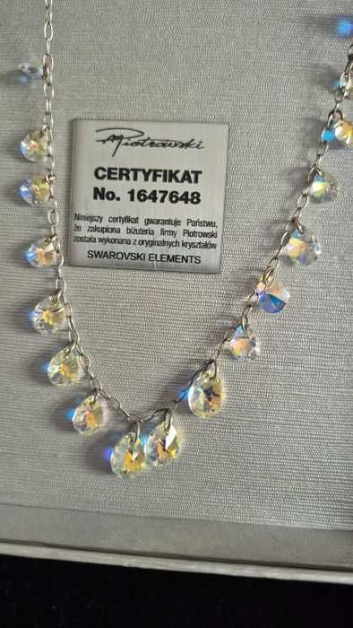 Naszyjnik z kamieniami Swarovski