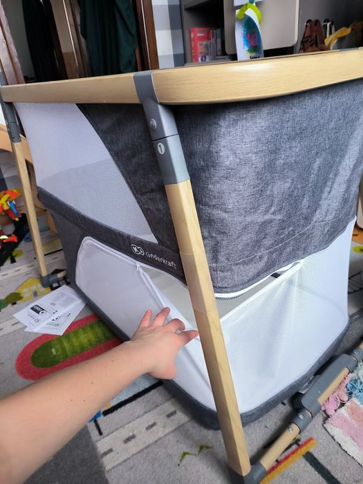 Kinderkraft SOFI dwupoziomowe  turystyczne łóżeczko 4w1 - bujak,