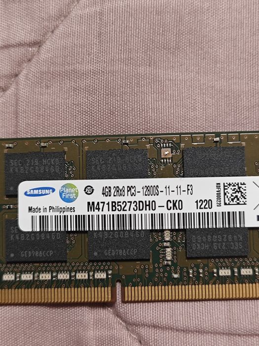 Оперативна память для ноутбука samsung 4gb