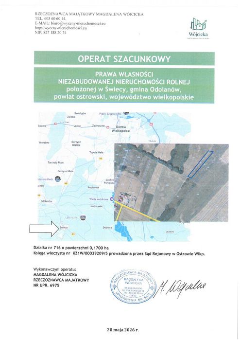Syndyk sprzeda Nieruchomość rolną w Cieszynie