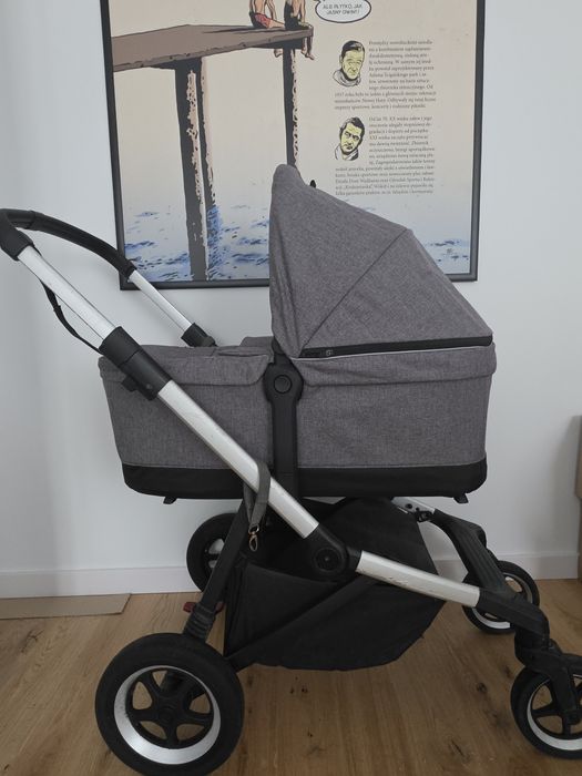 Thule Sleek 3 w 1 + akcesoria + adapter - stan bardzo dobry