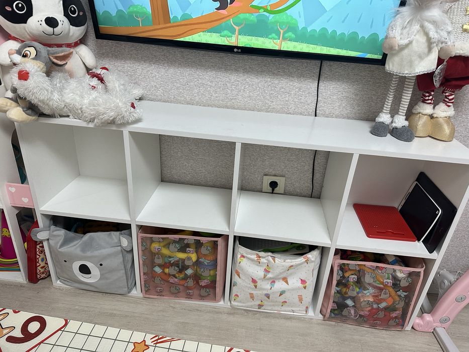 Стеллаж Кубика Белый