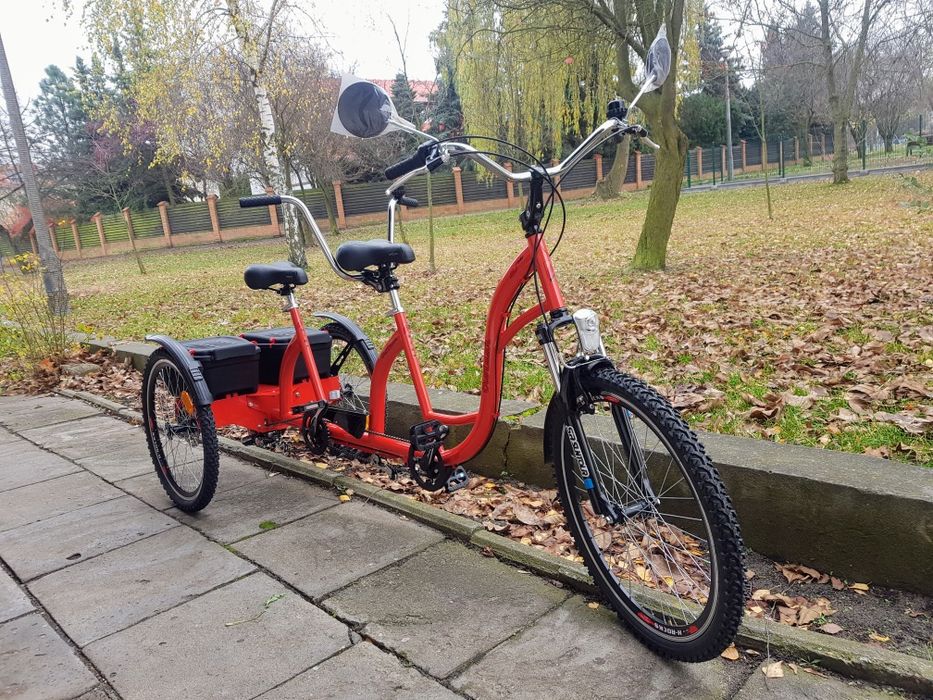 Rower trójkołowy dwuosobowy ECO Tandem Duet producent Polska Bydgoszcz ...