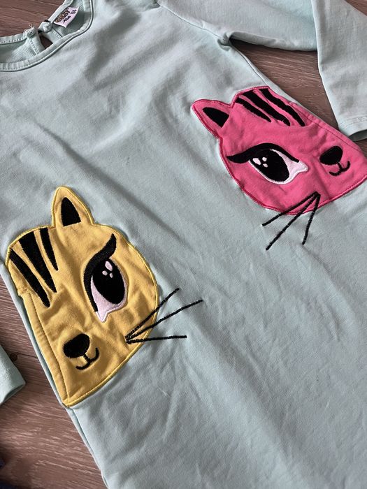 Komplet zestaw 110-116 dwie długie bluzy dziewczęce myszka minnie