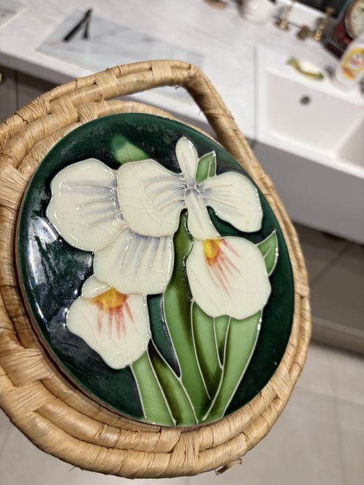 Witraz/obraz na slomie/trzcinie