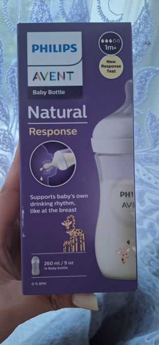 Philips Avent Natural Response 260 мл (1m+) – нова, запакована