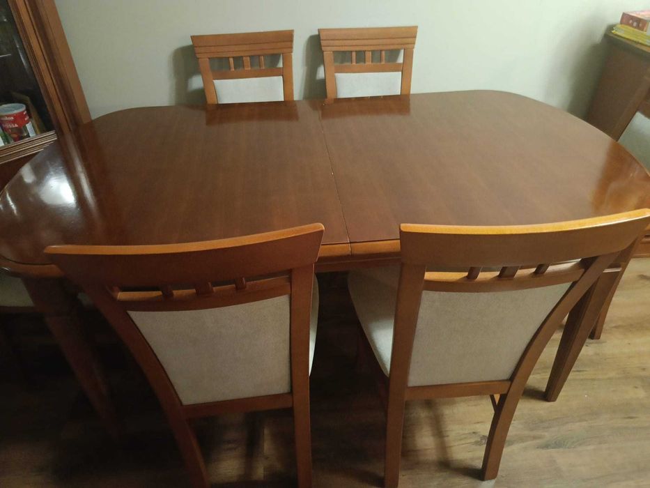 Ekskluzywny Komplet Mebli Bydgoskich | Lite Drewno | Stół do 260 cm