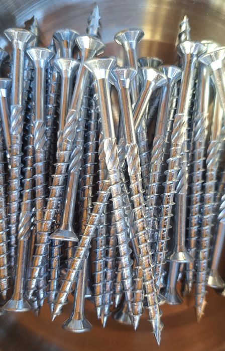 Wkrety do Drewna TORX Tarasowe ocynk 6x100mm, 5x70mm Deska taras