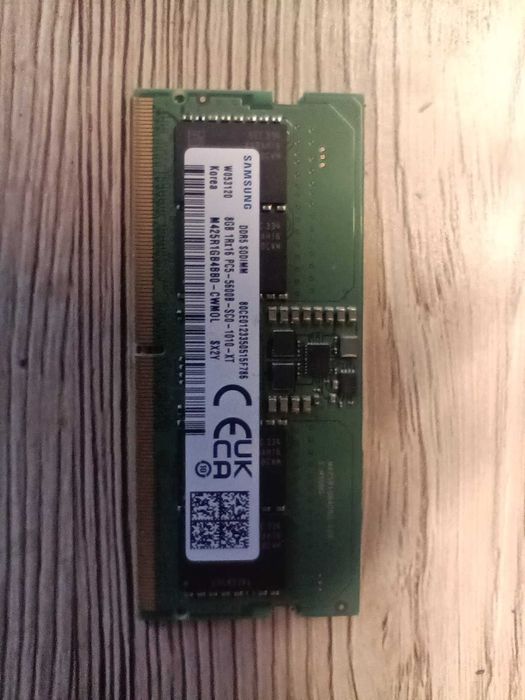 Pamięć RAM DDR5 SAMSUNG 16GB (2x8) 5600MHz SODIMM do laptopa